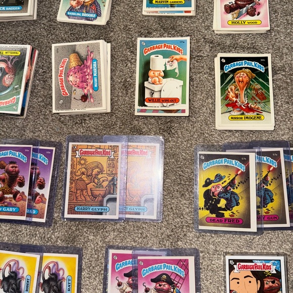 Garage Pail Kids *1985, 86, and 87 Mint to Near Mint Lot including the Adam bomb - Picture 6 of 8